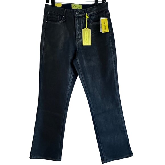 Sam Edelman Circus NY Womens  High-Rise Slim Straight Blue Denim Jeans Size 31 - Picture 1 of 11